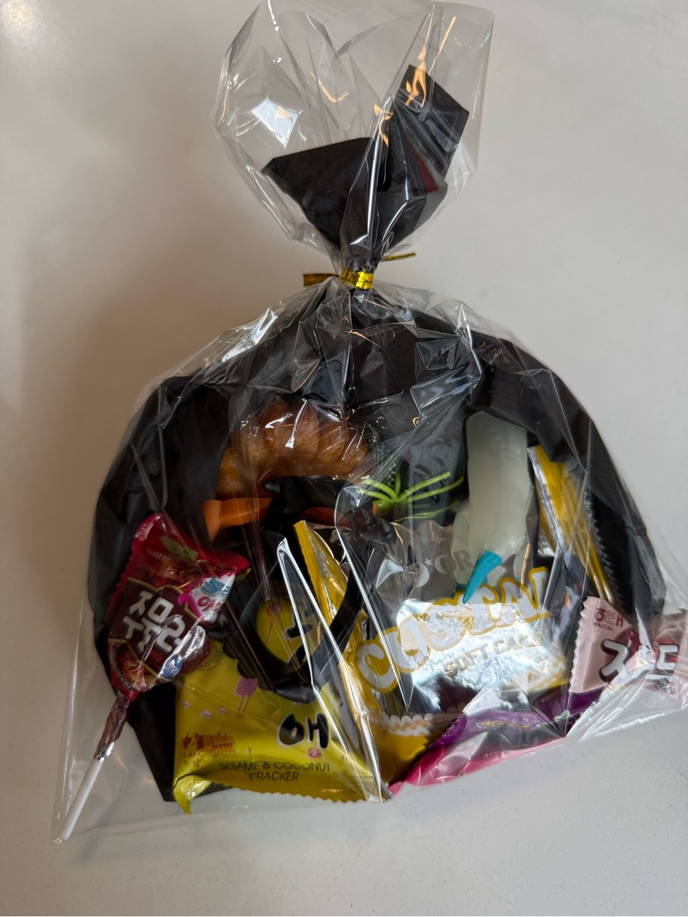 Korean kpop Halloween themed gift goody bag
